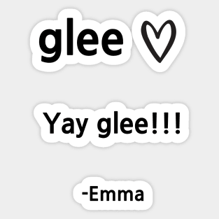 Glee /Emma Sticker